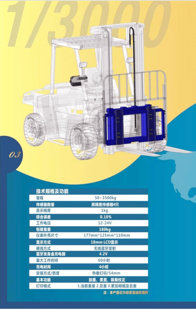 2022新款叉車秤